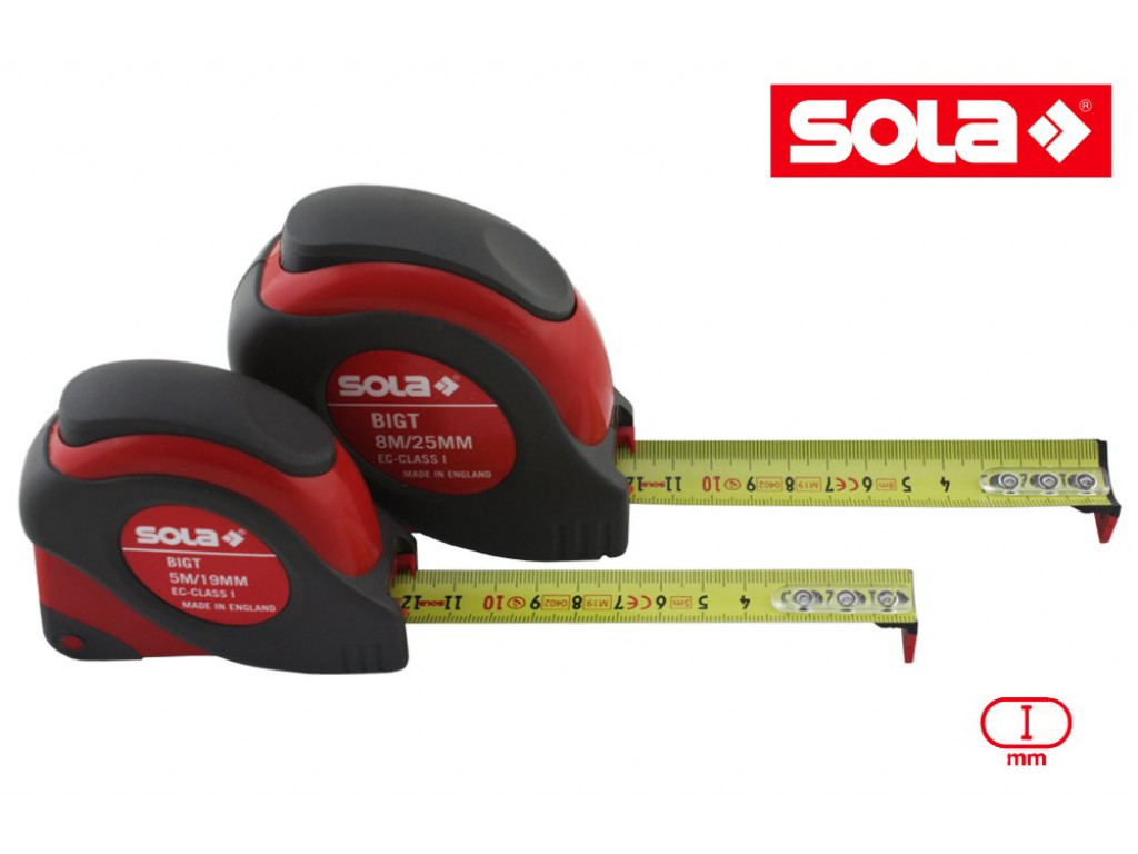 Mètre ruban 19mm SOLA BIG T 5M