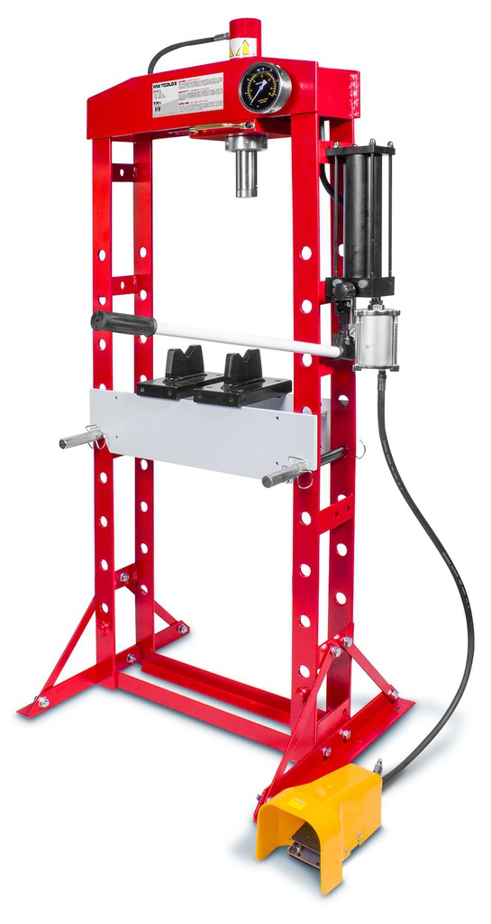 Presse hydraulique avec commande hydropneumatique 20 tonnes OPTIMUM PPH20B - 757170220