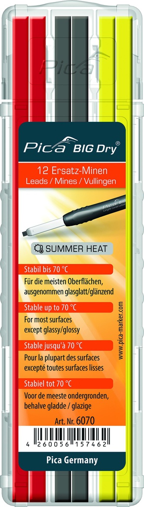 Pica BIG-Dry Refill-set SUMMERHEAT