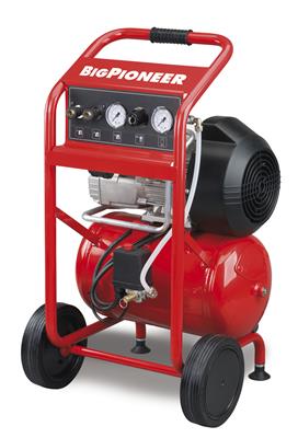 Compresseur type diable à pistons FINI cuve 20L débit: 400L/min 3CV 10bar - BP40202003010