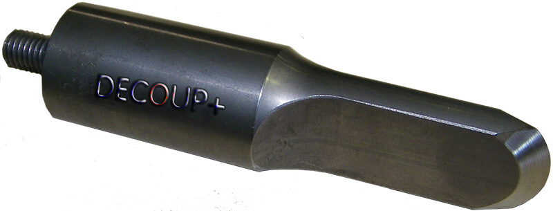 Sonotrode acier traité de type 24x20x7mm, affûtée à 70° - dureté 63-64 HRC