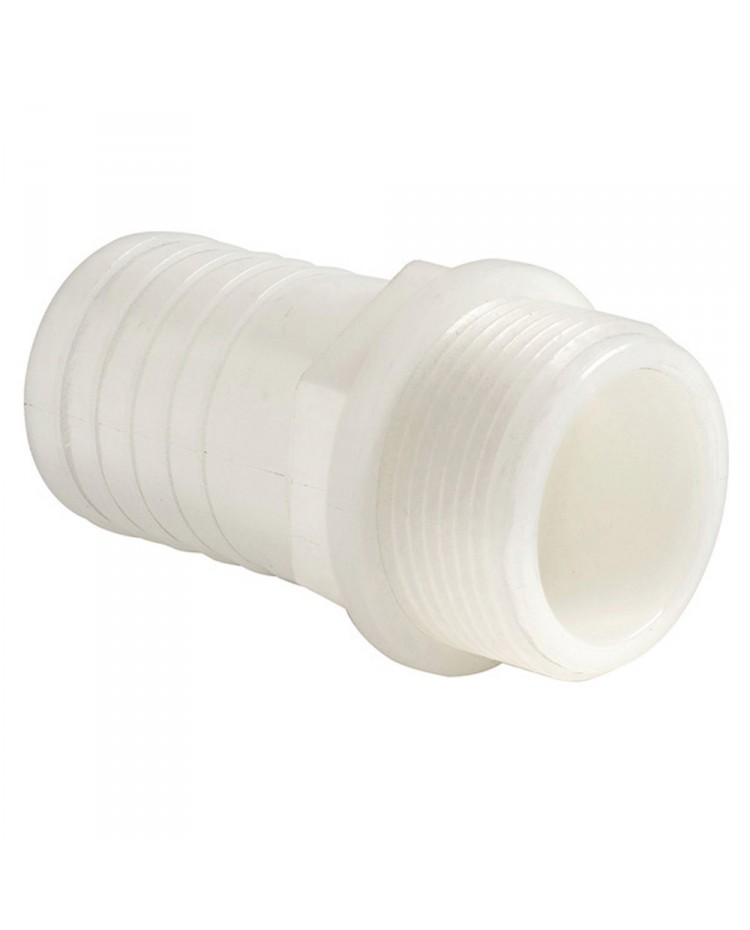 Raccord nylon 1’’1/4x32mm mâle droit