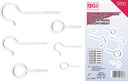 Coffret d'assortiments crochets 2,5-4,8 - 151 pcs BGS 8136