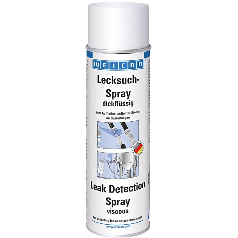 Spray moussant détecteur de fuites, ne coule pas WEICON Spray Détecte-Fuites &quot;Visqueux&quot; 400ml - 10033507