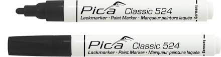 Marqueur à peinture laquée PICA 524/46 Noir