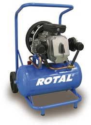 [ROC00003200] Compresseur type diable à pistons ROTAL cuve 24L débit: 400L/min 2CV-1,5Kw 10bar - C00003200