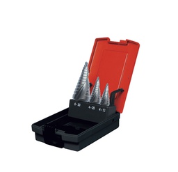 [MWMTMS4] Set de 3 forets étagés spiralés avec revêtement TiAIN MW-TECH MTMS4 - 790025150