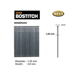 [BOBT1350SS] Clous INOX 18GA minibrads longueur 50mm BOSTITCH BT1350SS (5000pcs)