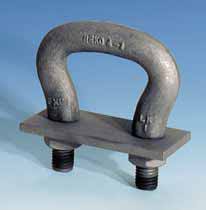 Etrier type DIN745 pour chaine marine 20x70mm