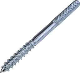 [M8x80ZNDF] Goujon à 2 filets clé hexagon M8x80 Zn (100pcs)