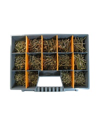 [PFSASS1450] Coffret d'assortiments vis à bois tête fraisée PFS+ (1450pcs)