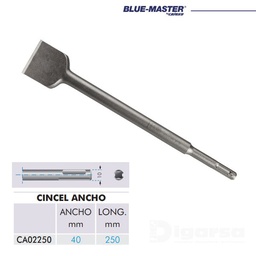[BMCA02250] Burin large 40mm pour perforateur SDS+, 250 mm BLUE MASTER CA02250