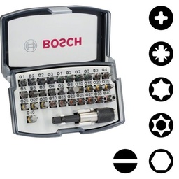 [BO2603017319] Assortiment embouts + porte-embouts 32pcs BOSCH 2607017319