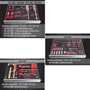Servante d’atelier SILVERSTONE 6 tiroirs avec composition de 211 outils DOGHER 025-063