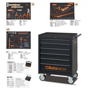 Servante d’atelier 6 tiroirs BETA 2400E-C04BOX + 196 outils