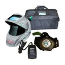 Masque de soudage avec système de ventilation assistée sur batterie WELDLINE Flip'Air LS 4500i - W000403675