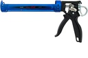 Pistolet à silicone modèle professionnel semi-ouvert métallique avec double ratio TAJIMA &quot;Convoy-RS&quot;