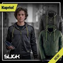 Sweat-shirt à capuche KAPRIOL SLICK ZIPPER taille L couleur Gris - 1053483002