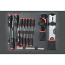 Valise Trolley équipée de 136 outils SAM CP-136NZ