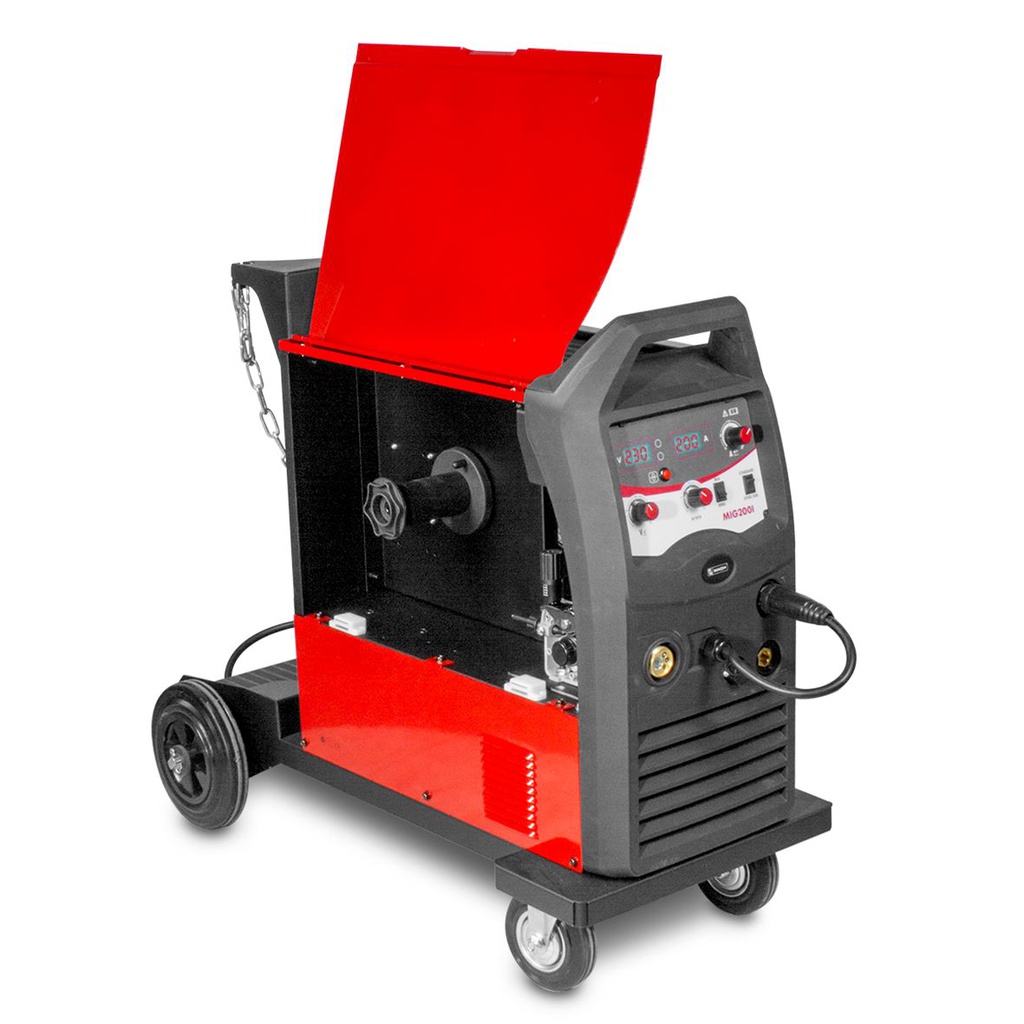 Poste à souder MIG-MAG Industry Inverter sur roues MW-TOOLS MIG200I - 829500330