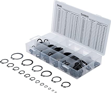 Assortiment de 300 circlips intérieur DIN472 BGS 8049 - 3-&gt;32mm