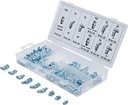 Assortiment de 110 graisseurs hydraulique BGS 8065 - M6 M8 M10