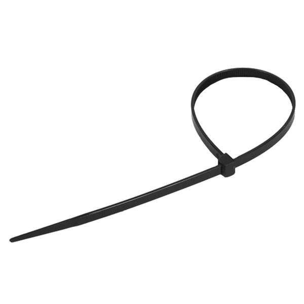 Collier de serrage nylon PA6.6 NOIR 4,8x302mm SMART 100 pièces