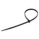 Collier de serrage nylon PA6.6 NOIR 4,8x302mm SMART 100 pièces