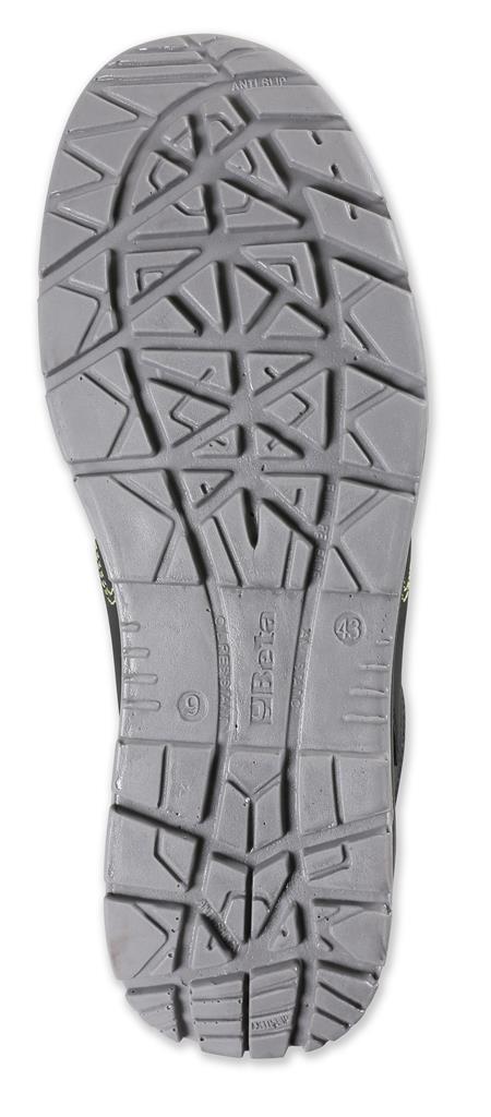 Chaussure basse aérée en croûte de velours avec renfort en microfibre dans la zone du talon BETA 7317NA/44