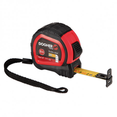 Mètre ruban professionnel double face 3M DOGHER 771-03