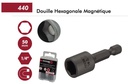 Douille Hexagonale Magnétique 1/4&quot; lg 50mm KOKEN 440-100 - 10MM (2pcs)