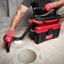 Aspirateur PACKOUT eau et poussières sur batteries MILWAUKEE M18 FPOVCL-0  -  4933478187
