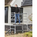 Echafaudage roulant/pliant 6 échelons ALTREX RS-44 - 0,75Mx1,85M - 326000