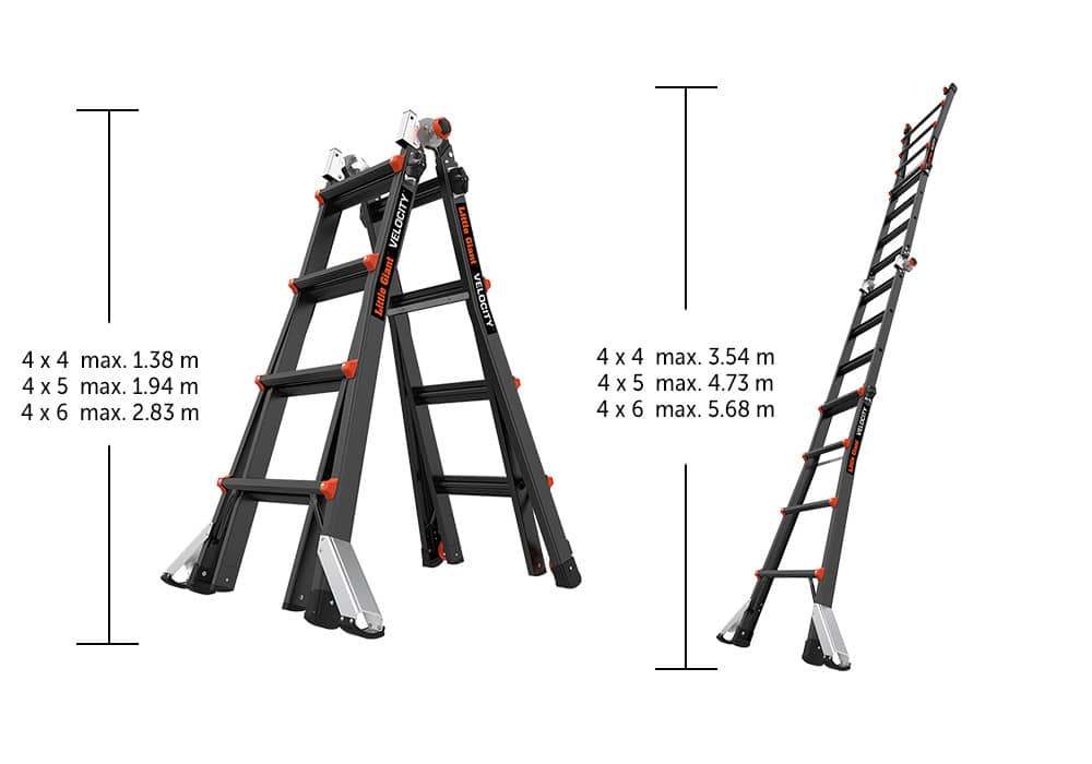 Escabeau Little Giant ALTREX Velocity Black Pro 5x5 marches - 503945
