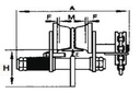 Chariot 2 tonnes pour palans MW-TOOLS HNRK2T - 758592020