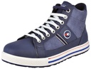 Chaussure haute sportive en cuir nubuck bleu hydrofuge COFRA Pressing S3 pointure 43