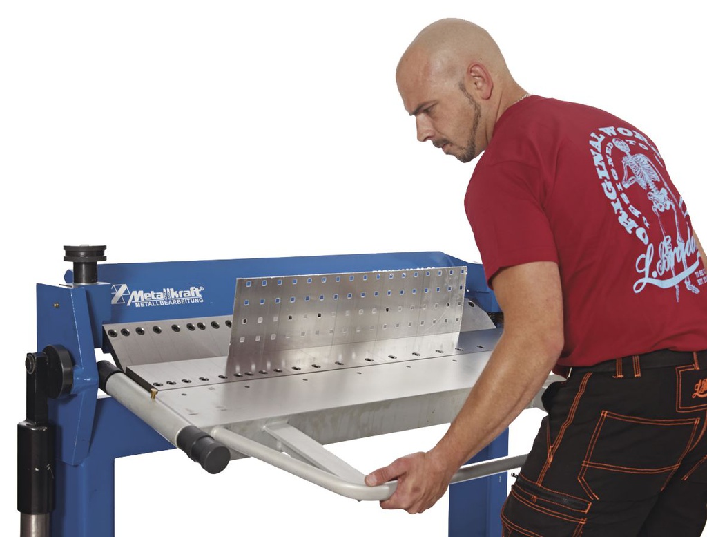 Plieuse manuelle avec lame supérieure et inférieure segmentée et à commande au pied METALKRAFT FSBM1270-20HS2 - 713772128