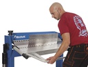 Plieuse manuelle avec lame supérieure et inférieure segmentée et à commande au pied METALKRAFT FSBM1270-20HS2 - 713772128