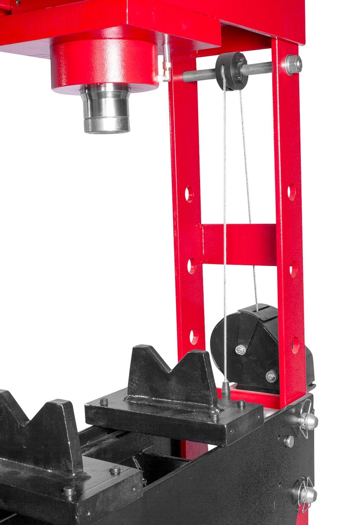 Presse hydraulique de 50 tonnes à fonctionnement hydropneumatique OPTIMUM PPH50B - 757170520