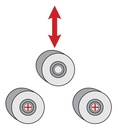 Cintreuse à 3 galets avec 2 galets motorisés pour utilisation horizontale et verticale METALKRAFT PRM35F - 713812035