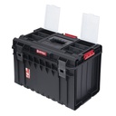 Coffre de rangement QBrick QB14C One 200 Profi avec casiers de rangement dans le couvercle.