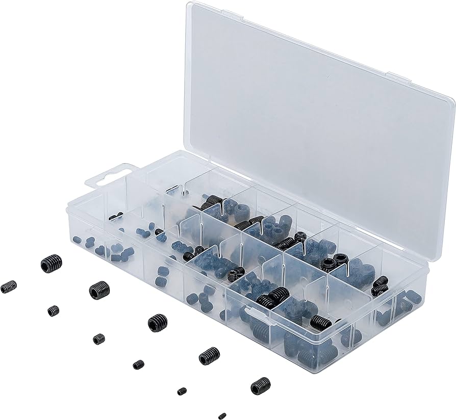 Assortiment de 160 Vis allen sans tête BGS 14135