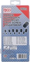 Assortiment de 160 Vis allen sans tête BGS 14135