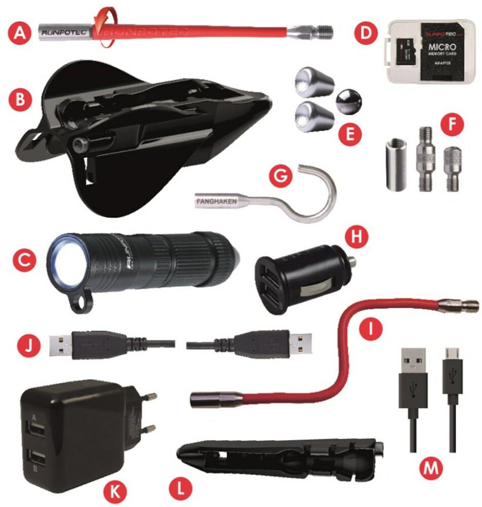 Camera inspection 30 M RUNPOTEC RUNPOCAM RC2 + accessoires - RT10140