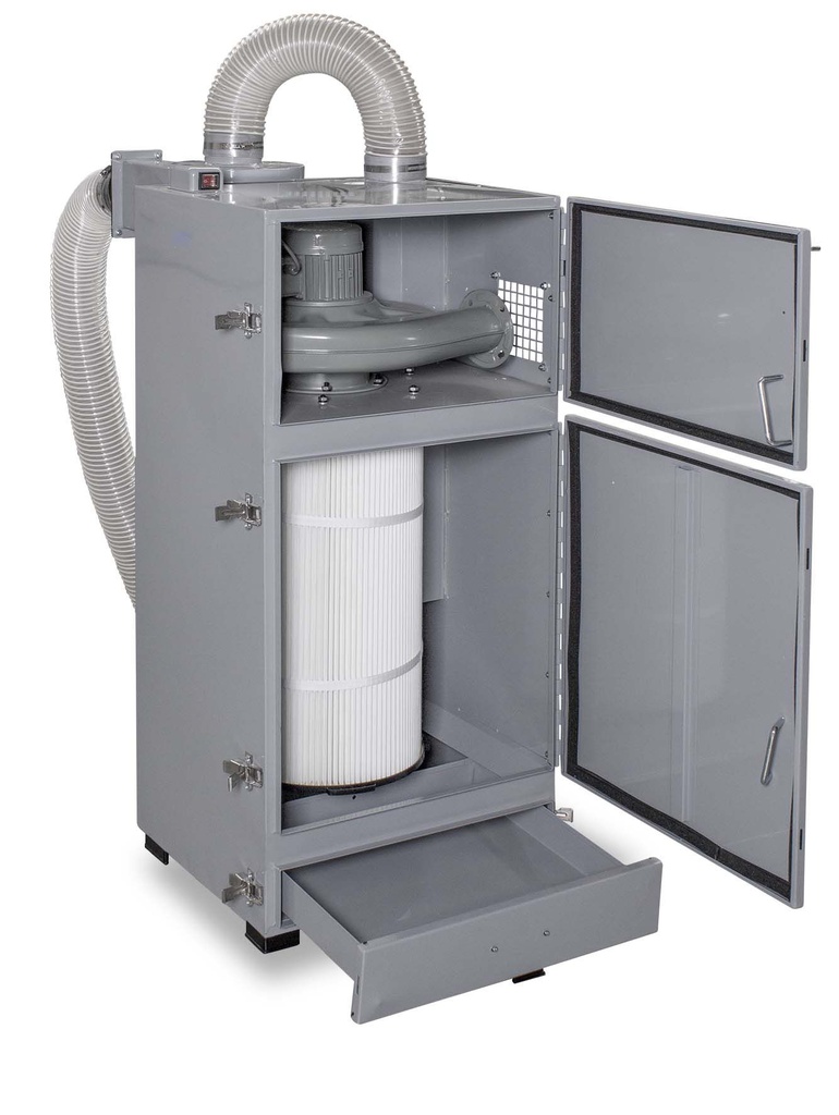 Cabine de sablage avec cartouche filtrante cyclonique très efficace, 1200 litres MW TOOLS CAT1200FC