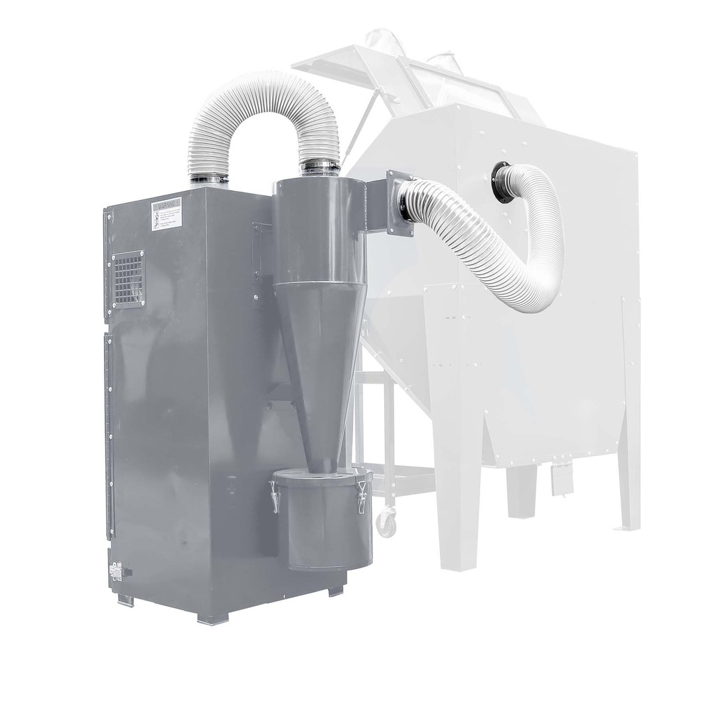 Cabine de sablage avec cartouche filtrante cyclonique très efficace, 1200 litres MW TOOLS CAT1200FC
