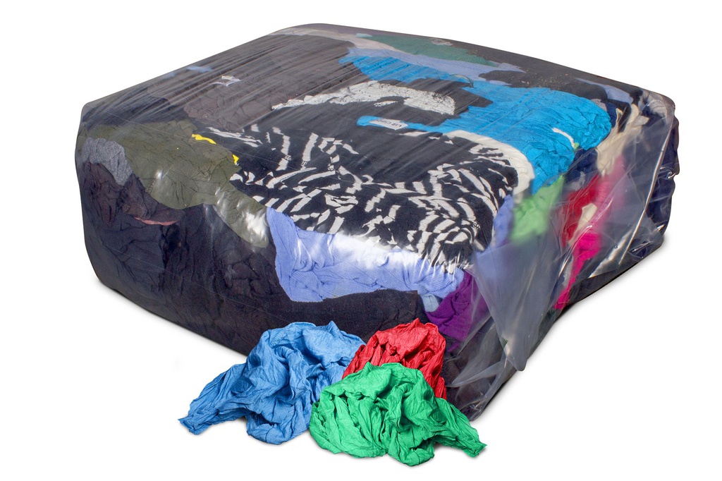 Paquet de 10 kg de chiffons de nettoyage en coton MW-Tools BIK10