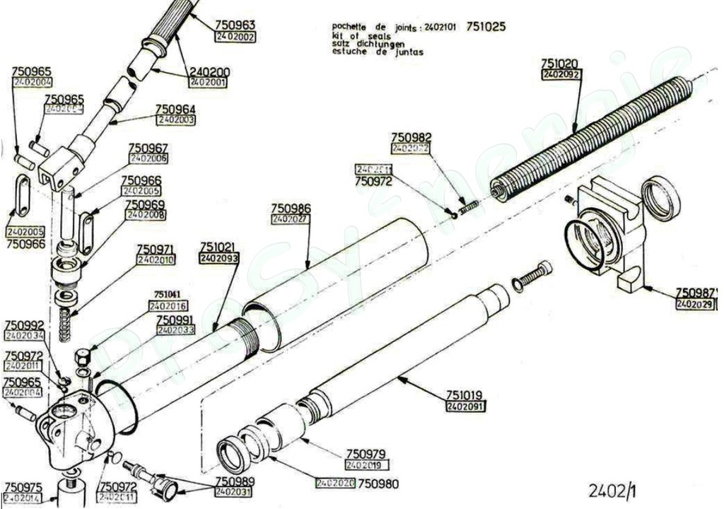 Joint bouchon VIRAX 750976 pour 2402/1/2