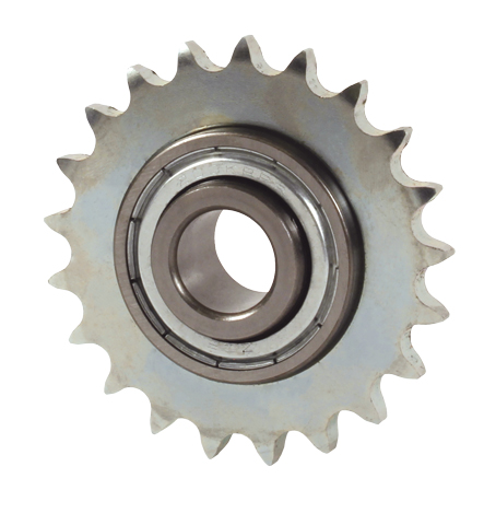 Disque tendeur simplex 5/8&quot; 14 dents - 10B-1/14 avec roulement alésage 16mm
