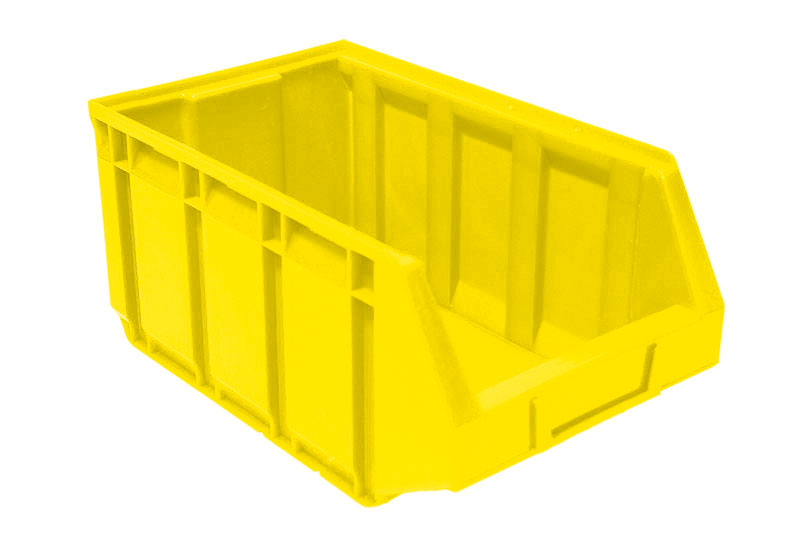 Bac à bec BULL4 jaune 345x205x164mm avec porte étiquette
